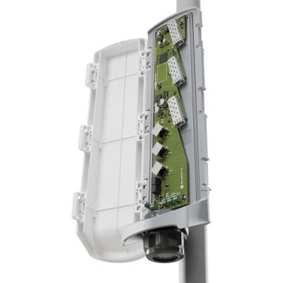 MikroTik GPERx6, 3x GbE, 3x SFP+ repeater, 160W