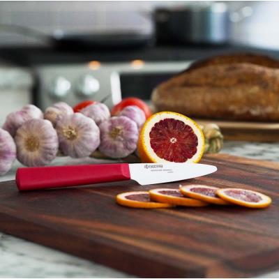 Kyocera Loupací nůž 7,5 cm, bílá čepel, červená rukojeť