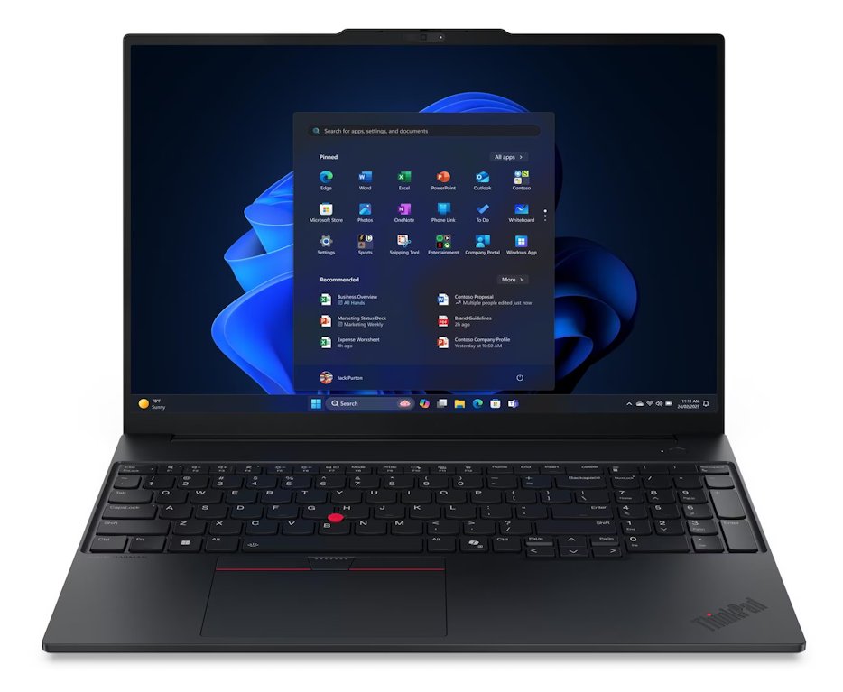 Lenovo E16 Gen 3/ Core 7 240H/ 32GB DDR/ 1TB SSD/ Intel Graphics/ 16"WUXGA,matný/ W11H/ černý