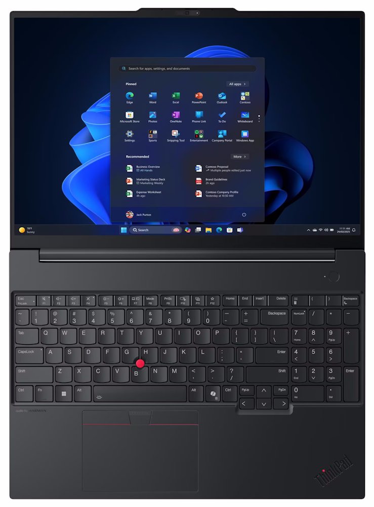 Lenovo E16 Gen 3/ Core 5 210H/ 16GB DDR/ 512GB SSD/ Intel Graphics/ 16"WUXGA,matný/ W11H/ černý