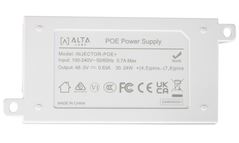 ALTA PoE Injector 30W