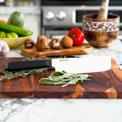 Kyocera Nůž Nakiri 15 cm, bílá čepel, černá rukojeť