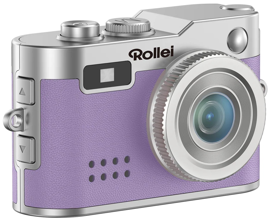 Rollei Mini Digitalkamera/ 2 MPix/ 0,96" LCD/ 1080p video/ Fialový