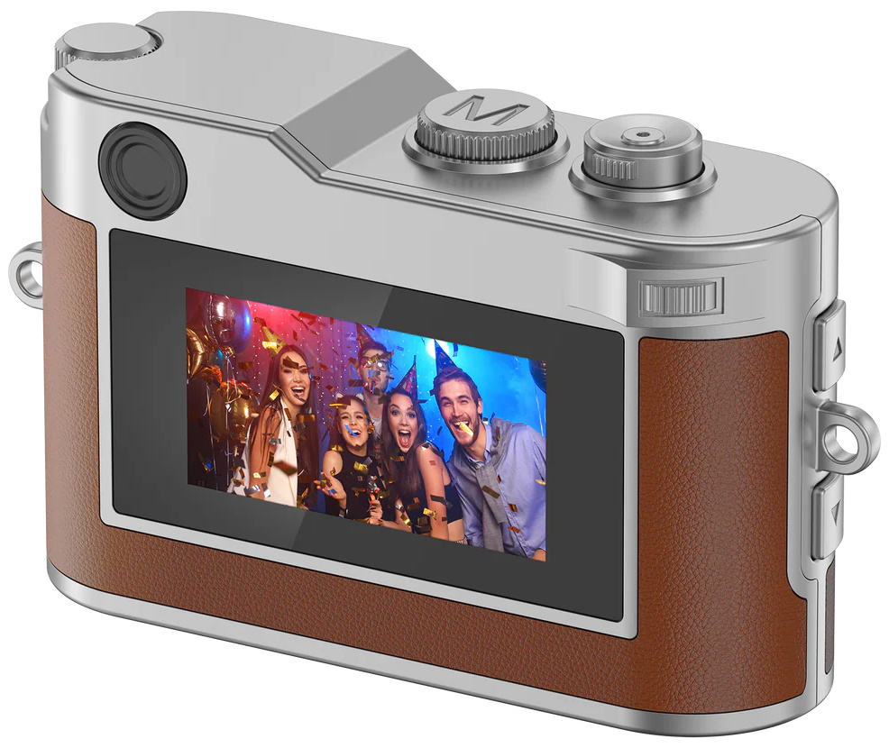 Rollei Mini Digitalkamera/ 2 MPix/ 0,96" LCD/ 1080p video/ Hnědý