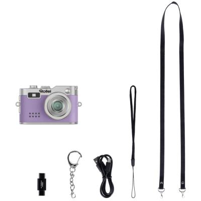 Rollei Mini Digitalkamera/ 2 MPix/ 0,96" LCD/ 1080p video/ Fialový