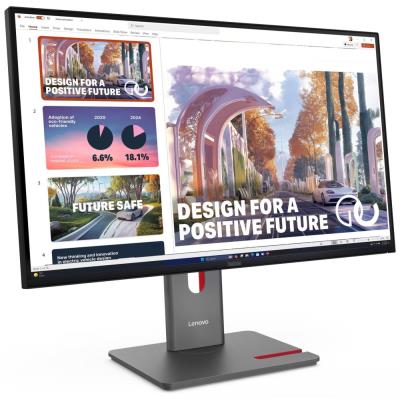 Lenovo P27QD-40/ 27"/ IPS/ 2560x1440/ 16:9/ 350cd/m2/ 1500:1/ 4ms/ HDMI/ DP/ USB/ USB-C/ LAN/ PIVOT