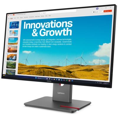 Lenovo P24QD-40/ 23,8" / IPS/ 2560x1440/ 16:9/ 300cd/m2cmd/ 1500:1/ 4ms/ HDMI/ DP/ USB/ USB-C/ LAN/ PIVOT