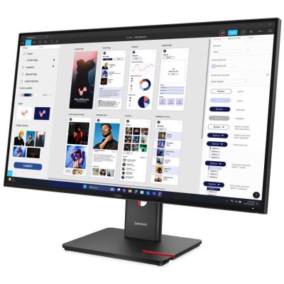 Lenovo T32UD-40/ 31,5" IPS / 3840x2160/ 16:9/ 350cd/m2cmd/ 1500:1 / 4ms/ HDMI/ DP/ USB/ USB-C/ LAN/ VESA/ PIVOT/ černý