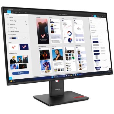 Lenovo T32UD-40/ 31,5" IPS / 3840x2160/ 16:9/ 350cd/m2cmd/ 1500:1 / 4ms/ HDMI/ DP/ USB/ USB-C/ LAN/ VESA/ PIVOT/ černý