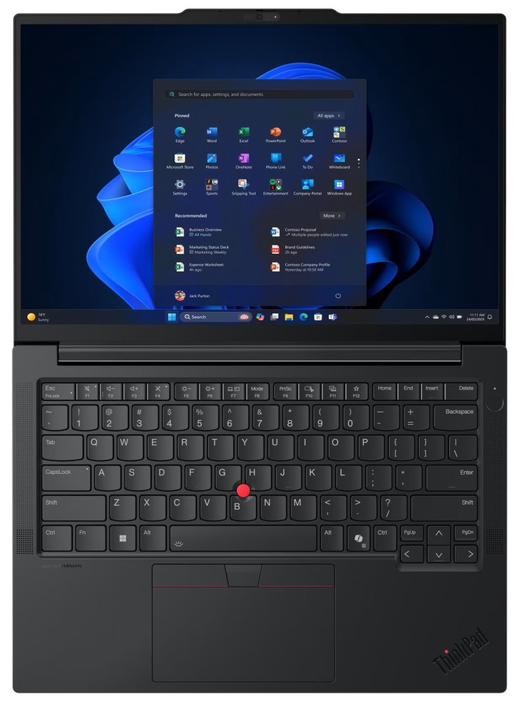 Lenovo E14 Gen 7/ Ultra 5 225U/ 16GB DDR/ 512GB SSD/ Intel Graphics/ 14"WUXGA,matný/ W11P/ černý