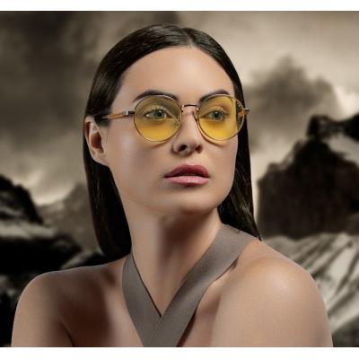 GUNNAR kancelářske/herní brýle  WITCHER CIRI  METEORITE/SADDLE  jantarová skla BLF 65 GUNNAR focus