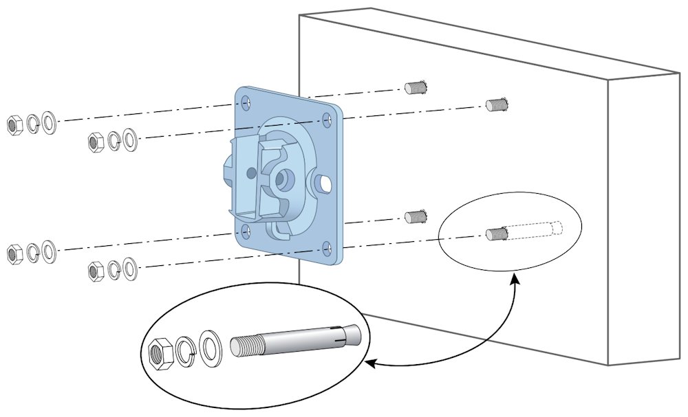 HPE Aruba Networking AP-270-MNT-H2 Flush Mount Kit