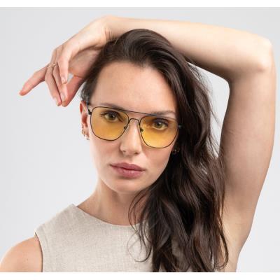 GUNNAR kancelářske/herní brýle  MUSTANG ONYX čirá skla BLF 35 GUNNAR focus