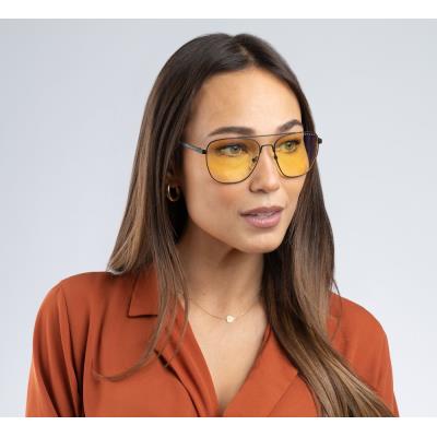 GUNNAR kancelářske/herní brýle  MUSTANG ONYX jantarová skla  BLF 65 GUNNAR focus