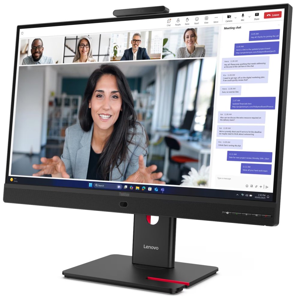 Lenovo T27QD-4v/ 27"/ IPS/ 2560x1440/ 16:9/ 300cd/m2/ 1500:1/ 4ms/ HDMI/ DP/ USB/ USB-C/ LAN/ PIVOT