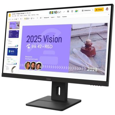 Lenovo E27Q-40/ 27"/ IPS/ 2560x1440/ 16:9/ 350cd/m2/ 1500:1/ 4ms/ HDMI/ DP/ PIVOT