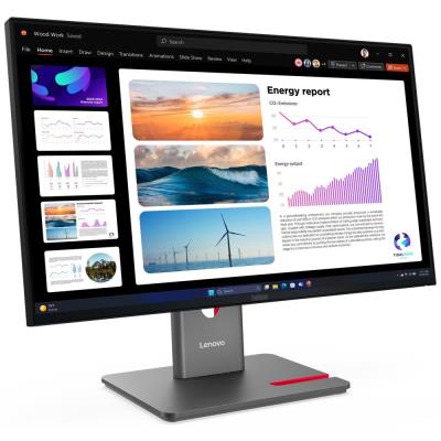 Lenovo P24Q-40/ 23,8" / IPS/ 2560x1440/ 16:9/ 300cd/m2cmd/ 1500:1/ 4ms/ HDMI/ DP/ USB/ LAN/ PIVOT