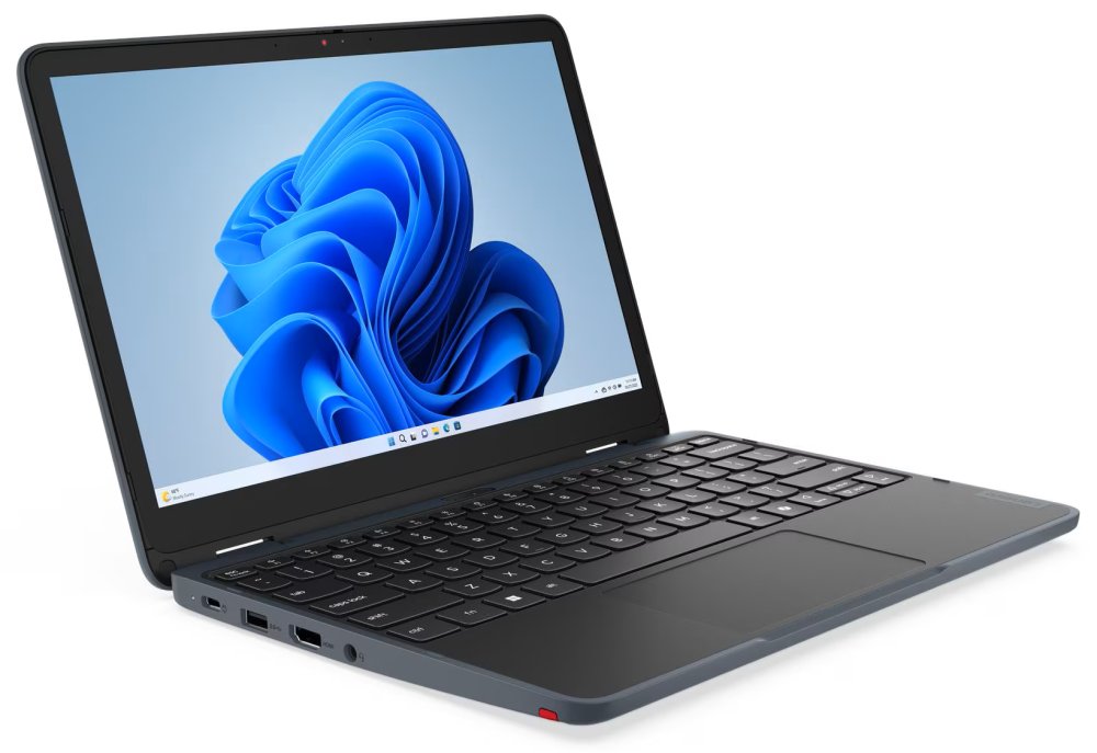 Lenovo 300w 2-in-1 G5/ N150/ 4GB DDR5/ 128GB UFS/ Intel Graphics/ 11,6"HD,touch/ W11P/ šedý