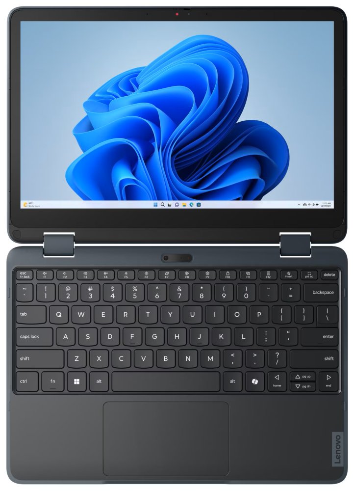 Lenovo 300w 2-in-1 G5/ N150/ 4GB DDR5/ 128GB UFS/ Intel Graphics/ 11,6"HD,touch/ W11P/ šedý