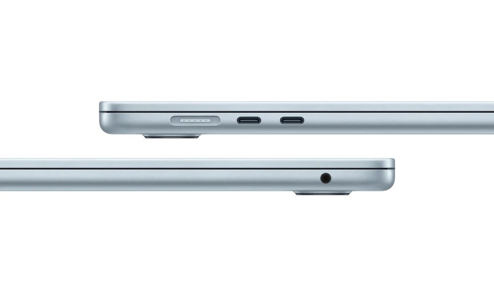 Apple MacBook Air 15'' (2025) / M4 / 10C CPU / 10C GPU / 24GB RAM / 512GB SSD / Blankytně modrý