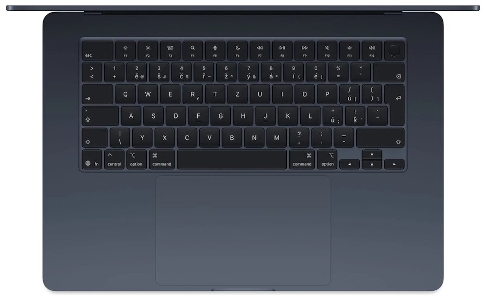 Apple MacBook Air 15'' (2025) / M4 / 10C CPU / 10C GPU / 24GB RAM / 512GB SSD / Temně inkoustový