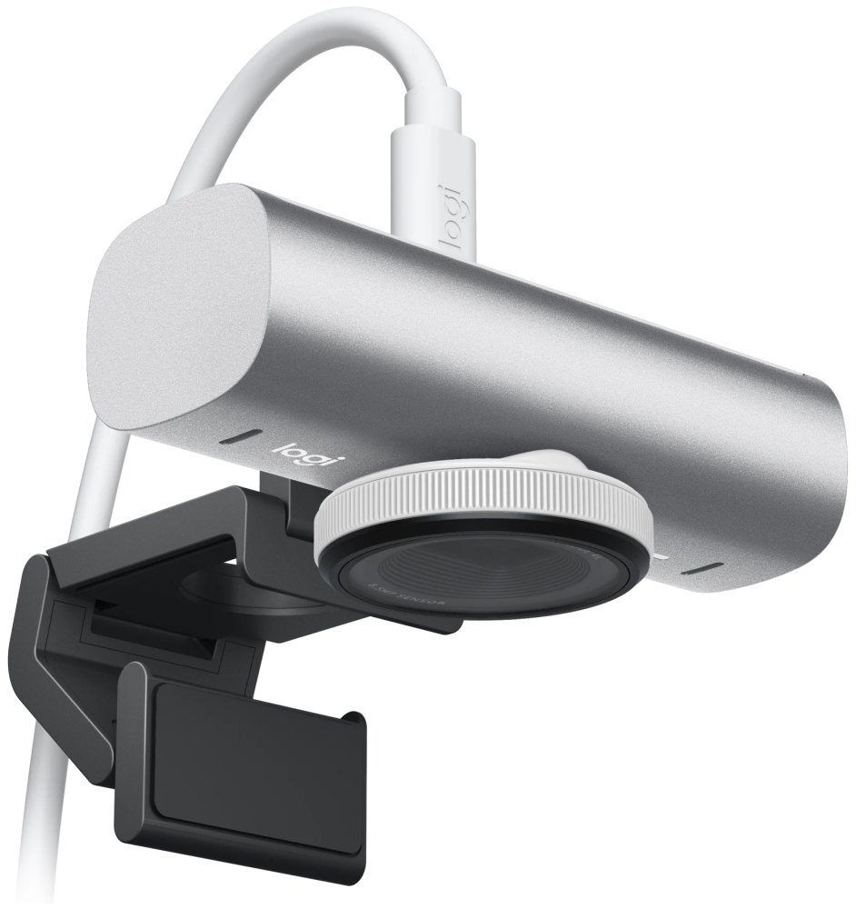 Logitech webkamera MX Brio/ 4K/30fps / 1080p/60fps/ pole gray