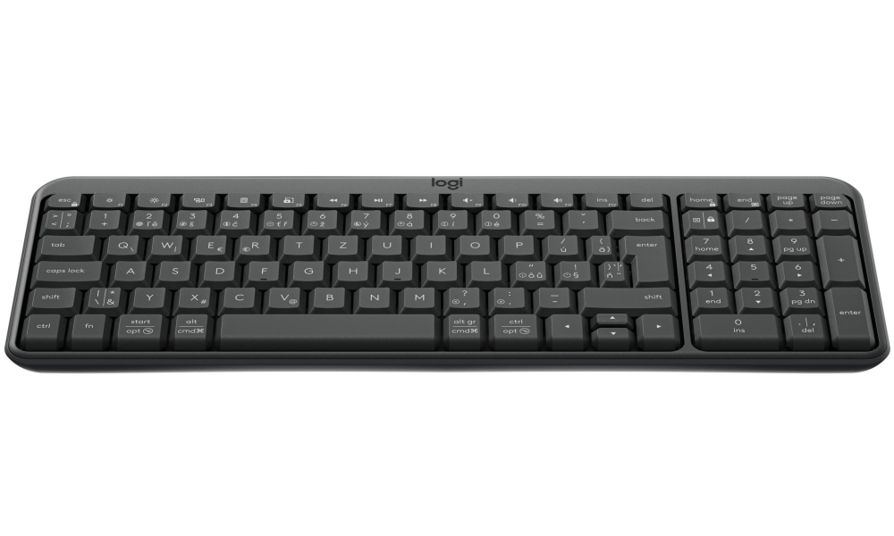 Logitech klávesnice K250/ Kompaktní/ Bezdrátová/ Bluetooth/ CZ/ Černá