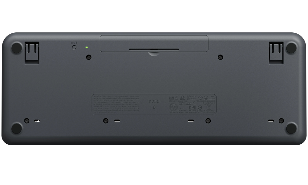 Logitech klávesnice K250/ Kompaktní/ Bezdrátová/ Bluetooth/ CZ/ Černá