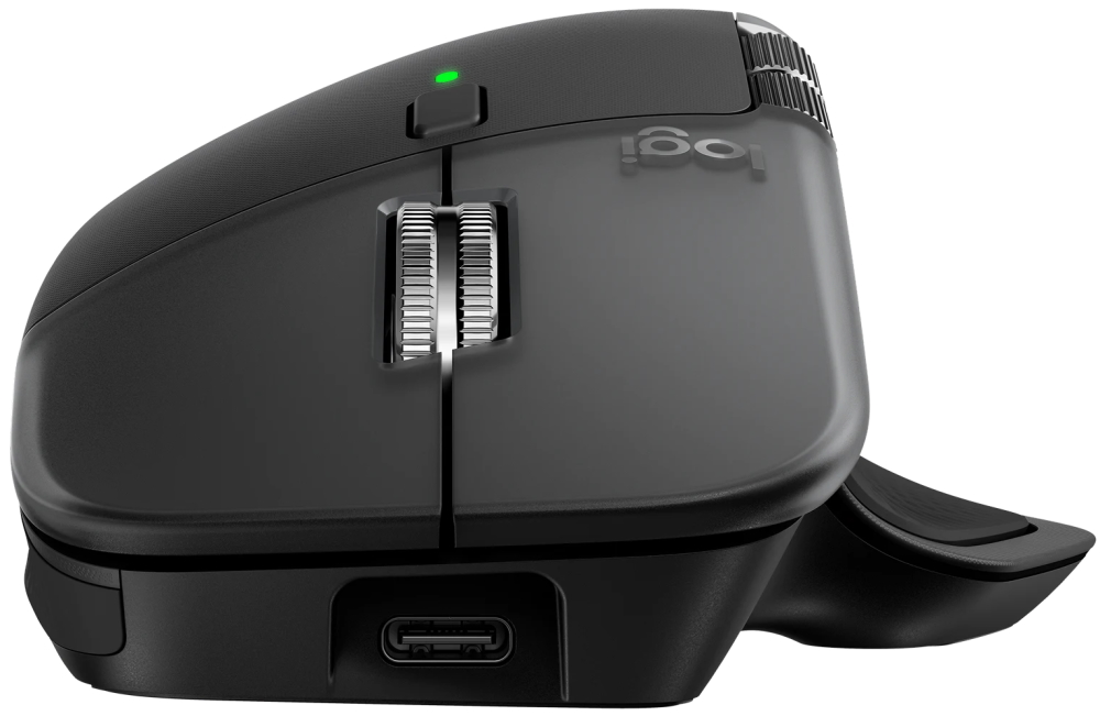 Logitech myš MX Master 4 for Mac space black