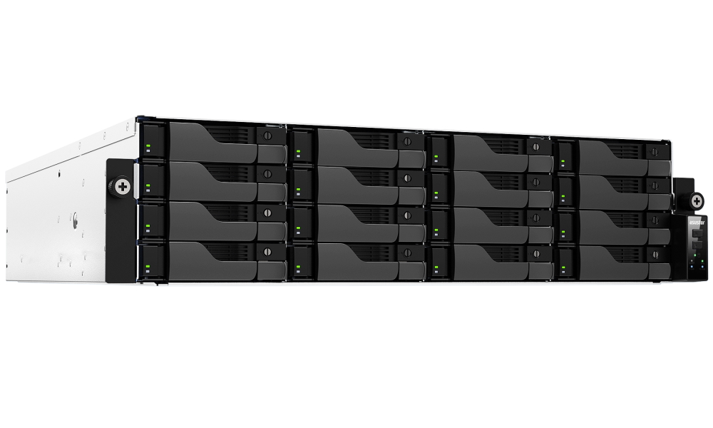 Asustor NAS AS7216RDX+RAIL / 16x 2,5"/3,5" SATA III/ AMD Ryzen 7 3,8GHz / 16GB/ 2x1GbE + 2x10GbE/ red. zdroj