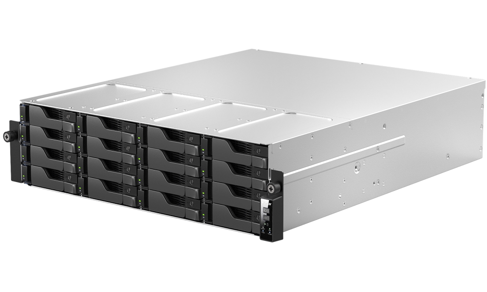 Asustor NAS AS7216RDX+RAIL / 16x 2,5"/3,5" SATA III/ AMD Ryzen 7 3,8GHz / 16GB/ 2x1GbE + 2x10GbE/ red. zdroj