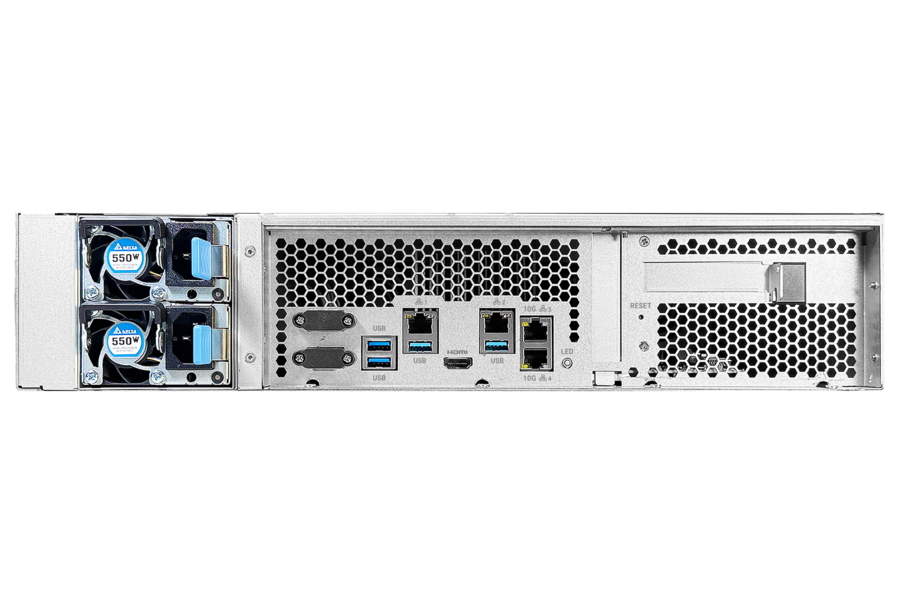 Asustor NAS AS7212RDX+RAIL / 12x 2,5"/3,5" SATA III/ AMD Ryzen 7 3,8GHz / 16GB/ 2x1GbE + 2x10GbE/ red. zdroj