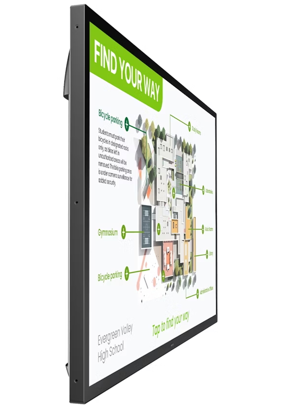 Philips panel –  55", VA - UHD, 24/7, 450 / 500cd, anti-glare, anti-fingerprint, HDMI, DP, USB, GLAN