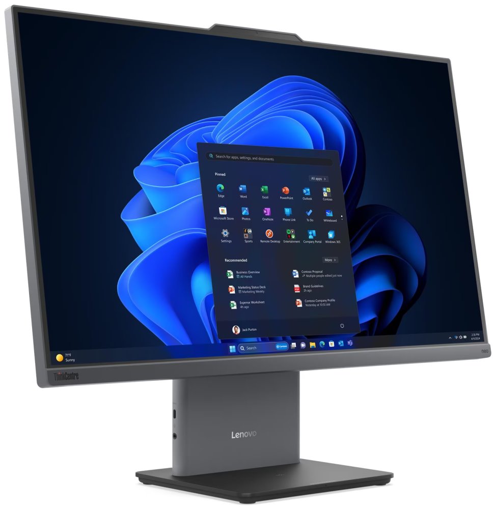 Lenovo ThinkCentre Neo 55a-24 Gen 6/ AIO/ Ryzen 7 250/ 16GB DDR5/ 512GB SSD/ Radeon Graphics/ W11P/ kbd+myš