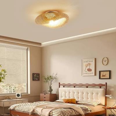 IMMAX BOHO HILO designové stropní svítidlo, D60cm, E27, bambus