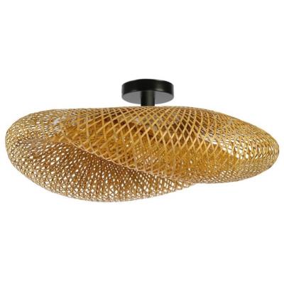 IMMAX BOHO HILO designové stropní svítidlo, D80cm, E27, bambus