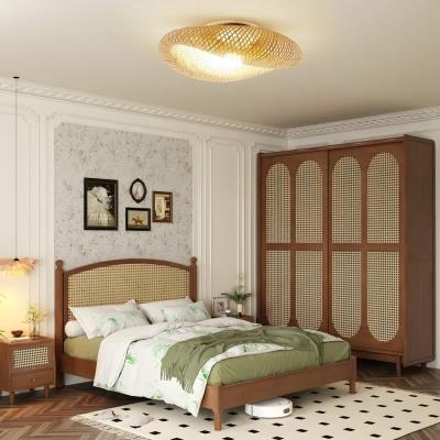 IMMAX BOHO HILO designové stropní svítidlo, D80cm, E27, bambus