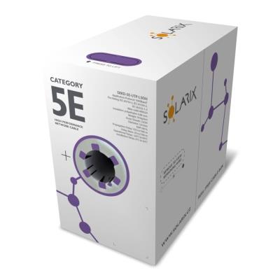 Solarix Kabel UTP drát c5e 305m LS0H
