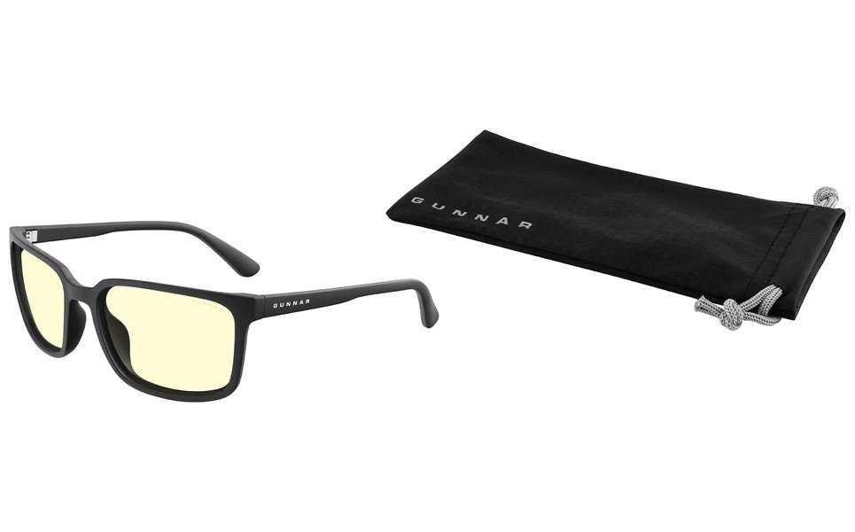 GUNNAR kancelářske/herní brýle  MAMMOTH ONYX jantarová skla BLF 65 GUNNAR focus