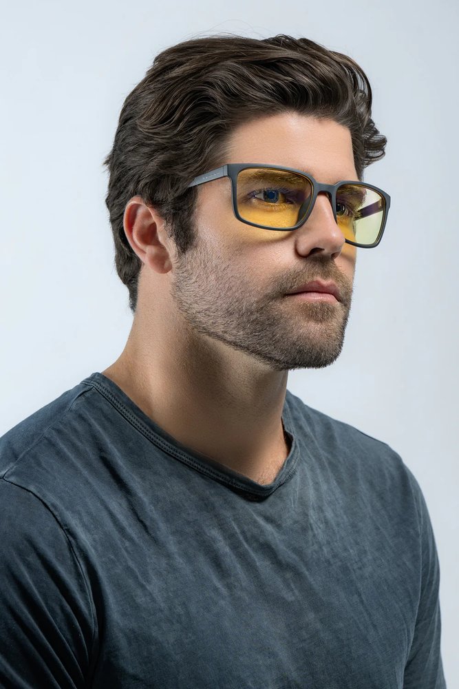 GUNNAR kancelářske/herní brýle  MAMMOTH ONYX jantarová skla BLF 65 GUNNAR focus