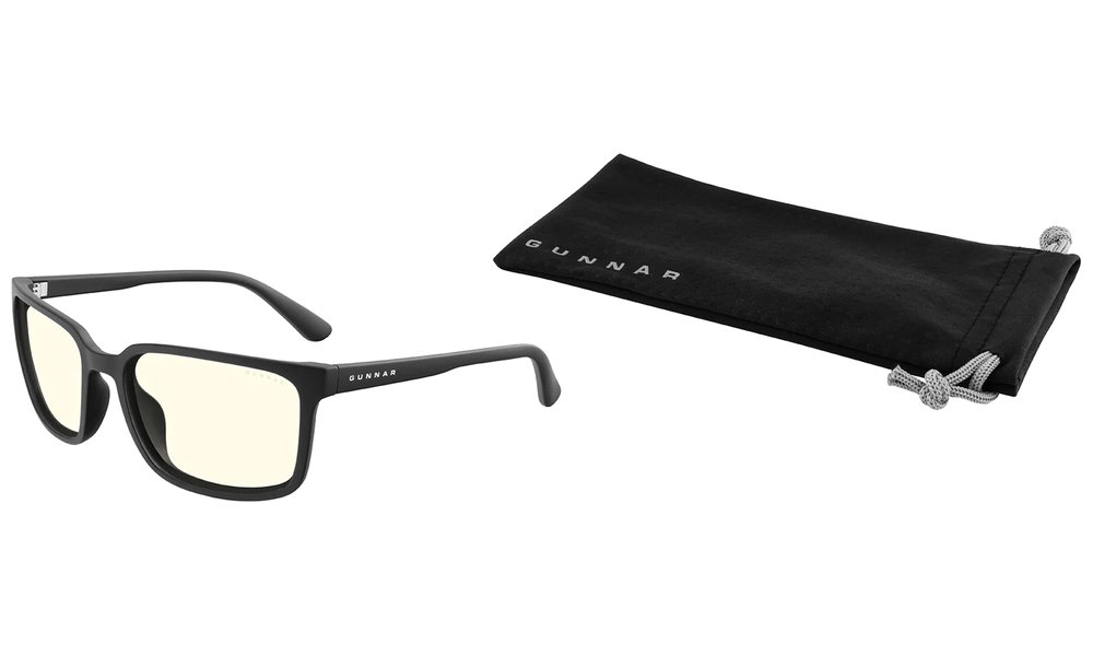 GUNNAR kancelářske/herní brýle  MAMMOTH ONYX čirá skla BLF 35 GUNNAR focus