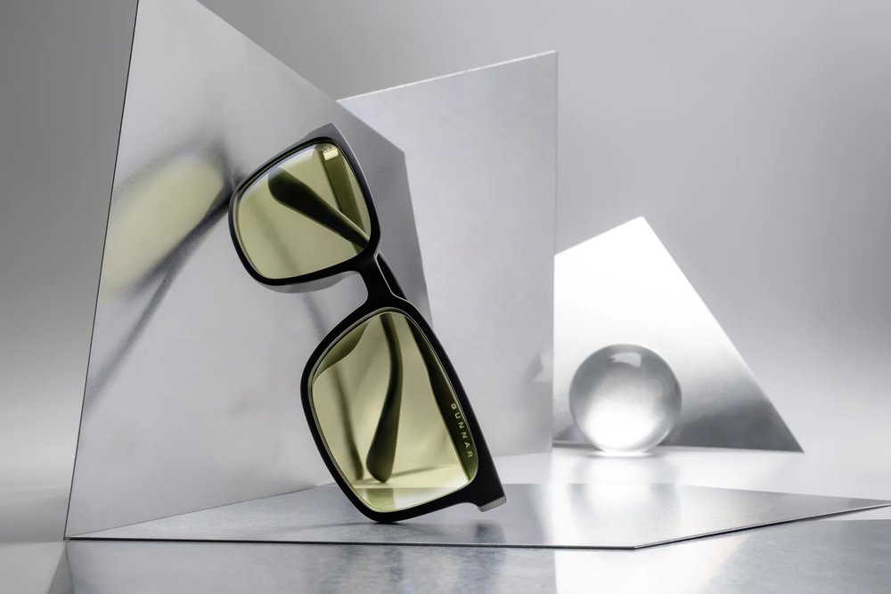 GUNNAR kancelářske/herní brýle  MAMMOTH ONYX čirá skla BLF 35 GUNNAR focus