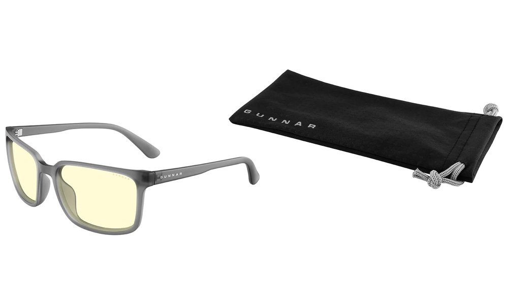 GUNNAR kancelářske/herní brýle  MAMMOTH SMOKE jantarová skla BLF 65 GUNNAR focus