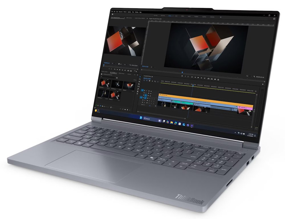 Lenovo ThinkBook 16p G6 ADR/ Ryzen 9 8940HX/ 64GB DDR5/ 1TB SSD/ GeForce RTX 5060 8GB/ 16"WQXGA,matný/ W11P/ šedý