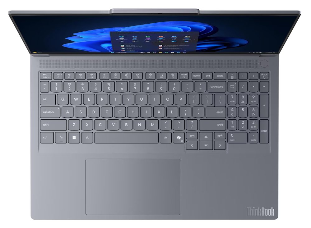 Lenovo ThinkBook 16p G6 ADR/ Ryzen 9 8940HX/ 64GB DDR5/ 1TB SSD/ GeForce RTX 5060 8GB/ 16"WQXGA,matný/ W11P/ šedý