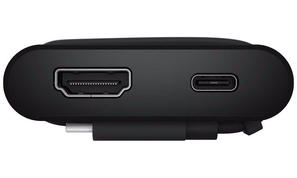 DELL Pro Travel Hub DA225/ dokovací stanice/ 2x USB-C/ USB/ HDMI