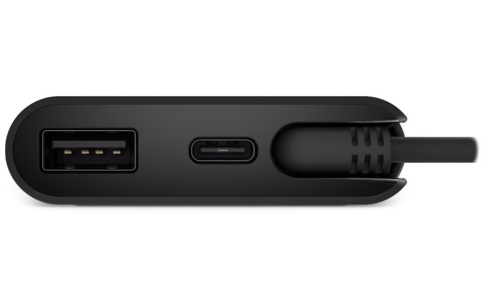 DELL Pro Travel Hub DA225/ dokovací stanice/ 2x USB-C/ USB/ HDMI