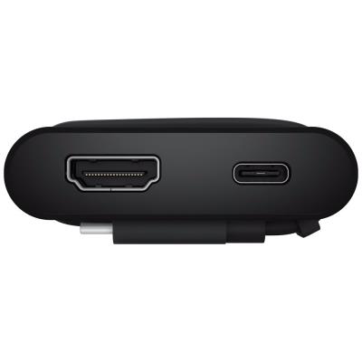 DELL Pro Travel Hub DA225/ dokovací stanice/ 2x USB-C/ USB/ HDMI
