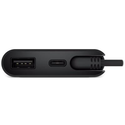 DELL Pro Travel Hub DA225/ dokovací stanice/ 2x USB-C/ USB/ HDMI