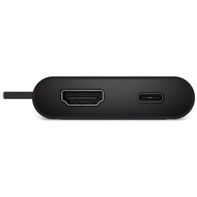 DELL Pro Travel Hub DA225/ dokovací stanice/ 2x USB-C/ USB/ HDMI